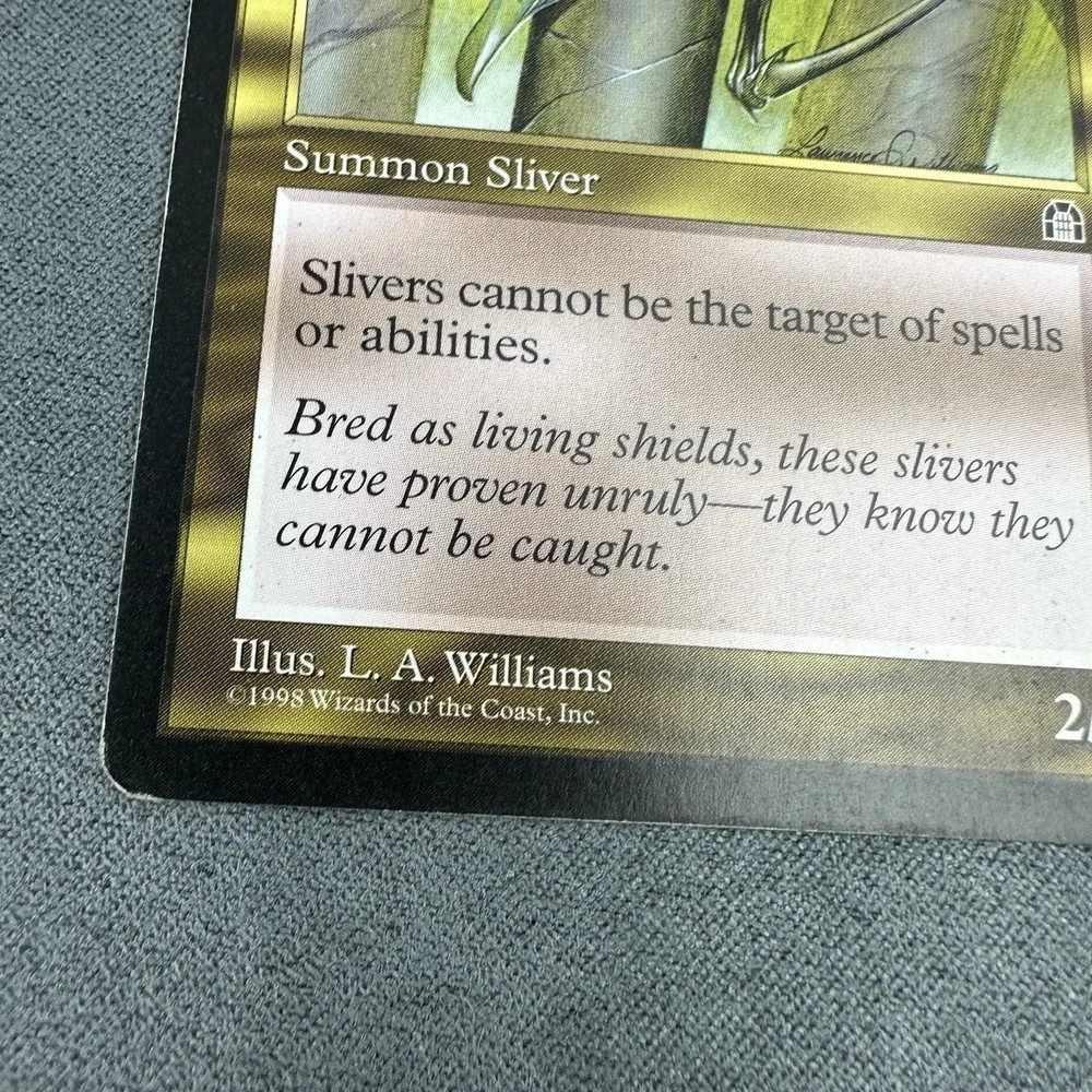 MTG Crystalline Sliver Stronghold Deckmaster Pair x2 Magic Cards